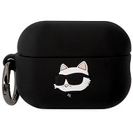 Karl Lagerfeld 3D Logo NFT Choupette Head Silicone Case for Airpods Pro 2 Black - Headphone Case