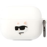 Karl Lagerfeld 3D Logo NFT Choupette Head Airpods Pro White szilikon tok - Fülhallgató tok