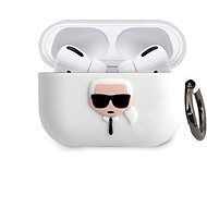 Karl Lagerfeld Karl Head szilikon tok Airpods Pro készülékhez fehér - Fülhallgató tok