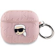 Karl Lagerfeld PU Embossed Karl Head Pouzdro pro AirPods 3 Pink - Headphone Case