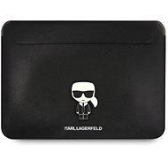 Karl Lagerfeld Saffiano Ikonik Computer Sleeve 13/14" Black - Laptop Case