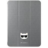 Karl Lagerfeld Choupette Head Saffiano Case for Apple iPad Pro 12.9 (2021) Silver - Tablet Case