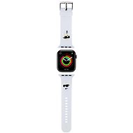 Karl Lagerfeld Karl and Choupette Head NFT for Apple Watch 42/44 White - Watch Strap