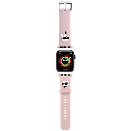 Karl Lagerfeld Karl and Choupette Head NFT for Apple Watch 42/44/45/49 Pink - Watch Strap