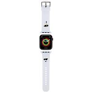 Karl Lagerfeld Karl and Choupette Head NFT na Apple Watch 38/40 White - Remienok na hodinky