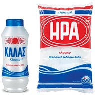 KALAS Fine sea salt CLASSIC 250 g + HERA Fine iodized salt 1 kg - Salt