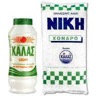 KALAS LIGHT Fine sea salt 375 g, contains 51% less salt + NIKI Coarse iodized 1 kg - Salt