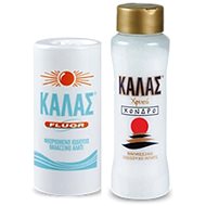 KALAS FLUOR Fine fluorinated iodized sea salt 250 g + GOLDEN Coarse 450 g - Salt
