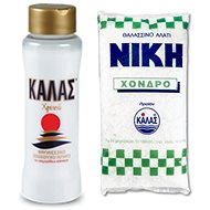 KALAS Sea salt GOLDEN Fine 500 g + NIKI Coarse iodized 1 kg - Salt