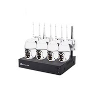 Secutek Wireless HD camera set TK-40Q2 - 4 × 2Mpix rotating IP camera, NVR - IP Camera