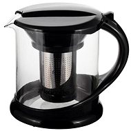 Kamille Glass teapot with stainless steel strainer 1000 ml, round - Tea Kettle