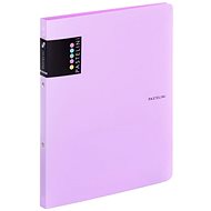 Karton P+P PP binder A4 2 ring PASTELINI purple - Document Folder