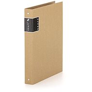 Karton P+P Laminated file A4 R25-4 ring KRAFT nature - Arch Folder