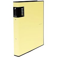 Karton P+P Laminated binder A4 R25-2 ring PASTELINI yellow - Arch Folder