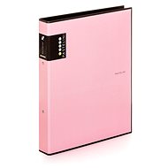Karton P+P Laminated binder A4 R25-2 ring PASTELINI pink - Arch Folder