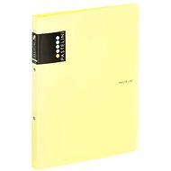 Karton P+P PP A4 2-ring binder PASTELINI yellow - Document Folder