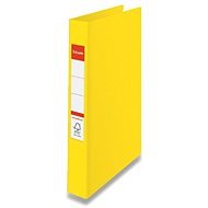 ESSELTE A4 35 mm, dvojkrúžkový, PVC, žltý - Šanón