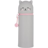 Legami Kawaii 2-In-1 Soft Silicone Pencil Case - Kitty - School Case