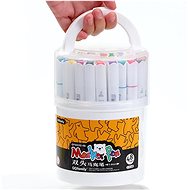 Comix Set of coloured double-headed markers QFMK02-48, 48 pcs - Markers