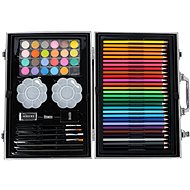 Aga Painting set in case 145 pcs, pink - Creative Kit