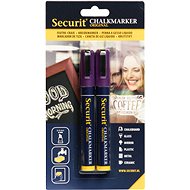 SECURIT Original, set of 2 medium chalk markers, purple - Marker