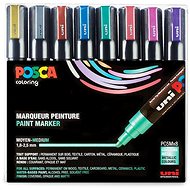 UNI PAINT Posca PC-5M 1.8 - 2.5 mm, metallic - set of 8 - Markers