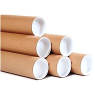 RED REINDEER Transport tube 43 cm, diameter 6 cm - Art Tube
