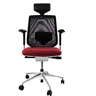 Alberto Vitra Meda black-red - Office Chair