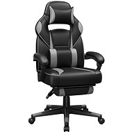 SONGMICS Gaming chair, adjustable, ergonomic, lumbar and headrest, black, grey - Gaming Chair