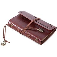 Verk Travel notebook in retro style, brown - Journal