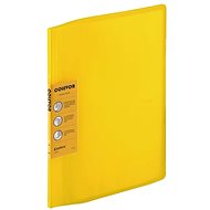 Comix Catalogue book A7595 A4, 10 pockets, yellow - Document Folder