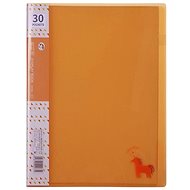 Comix School binder Little Unicorn A3163 A4, 18 mm, orange - Desky na sešity
