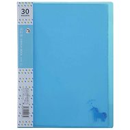 Comix School binder Little Unicorn A3163 A4, 18 mm, blue - Desky na sešity
