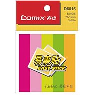 Comix Self-adhesive strips Fluorescent 76 × 15 mm D6015 - Self-Adhesive Labels