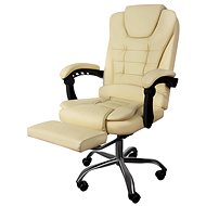 Malatec 23287 Office chair EKO leather cream - Office Armchair