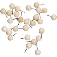ZELLER Tacks 25 pcs, wooden - Pins