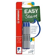 STABILO EASY Replacement refill fine 0,3 mm, pack of 6, blue - Rollerball Refill 