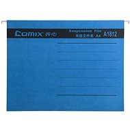 COMIX A1812 Hanging plates with A4 divider blue - Document Folder