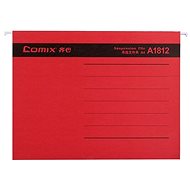 COMIX A1812 Hanging plates with A4 differentiator red - Document Folder