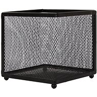 Verk 27216 Wire desk organizer 13 × 12,5 cm, black - Note Holder