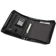 Vikpap Driver's folder with calculator, black - Document Folder