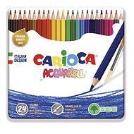 Carioca Watercolour Crayons 24 pcs - Coloured Pencils