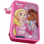 Excellent Nikki double-decker school pencil case - equipped - Pencil Case