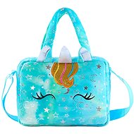 Excellent Plush Purse Turquoise - Unicorn - Kids' Handbag