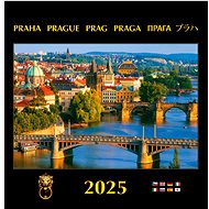 DIMART Calendar Prague 2025 wall calendar (bridges) - Wall Calendar