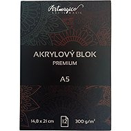 ARTMAGICO acrylic pad A5, 12 sheets, 300 g/m2 - Akvarelový papír