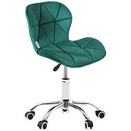 Bauerkraft H-589 Children's velour swivel chair, green - Office Chair