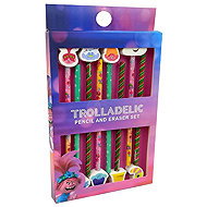 Javoli Pencils set with eraser 8 pcs - Trolls - School Set
