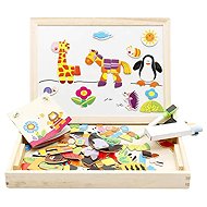 Bavytoy Magnetická tabulka, zvířátka - Magnetic Drawing Board