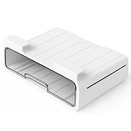 VERK 27655 Under-Desk Pull-Out Organiser 32.5 × 8.5 × 23cm, White - Organiser